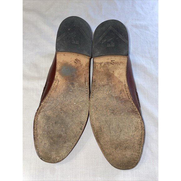 Allen Edmonds Everett Men’s Penny Loafers Sz 14 E Brown Leather Comfort Business main image 12